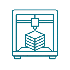 3D Printing & Fabrication symbol