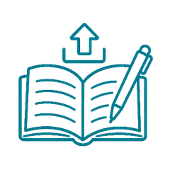 Publishing, KDP, Creator & Design symbol