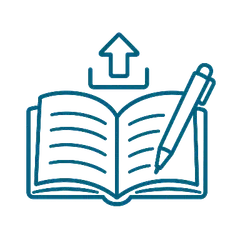 Publishing, KDP, Creator & Design symbol