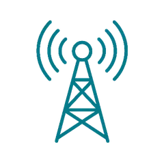 Telecommunications & Radio symbol
